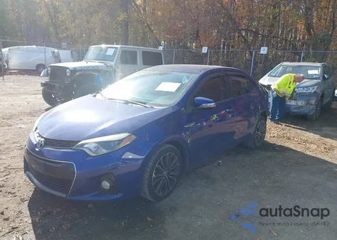 2014 Toyota Corolla S Plus z USA, uszkodzony, nr VIN 2T1BURHE5EC048866